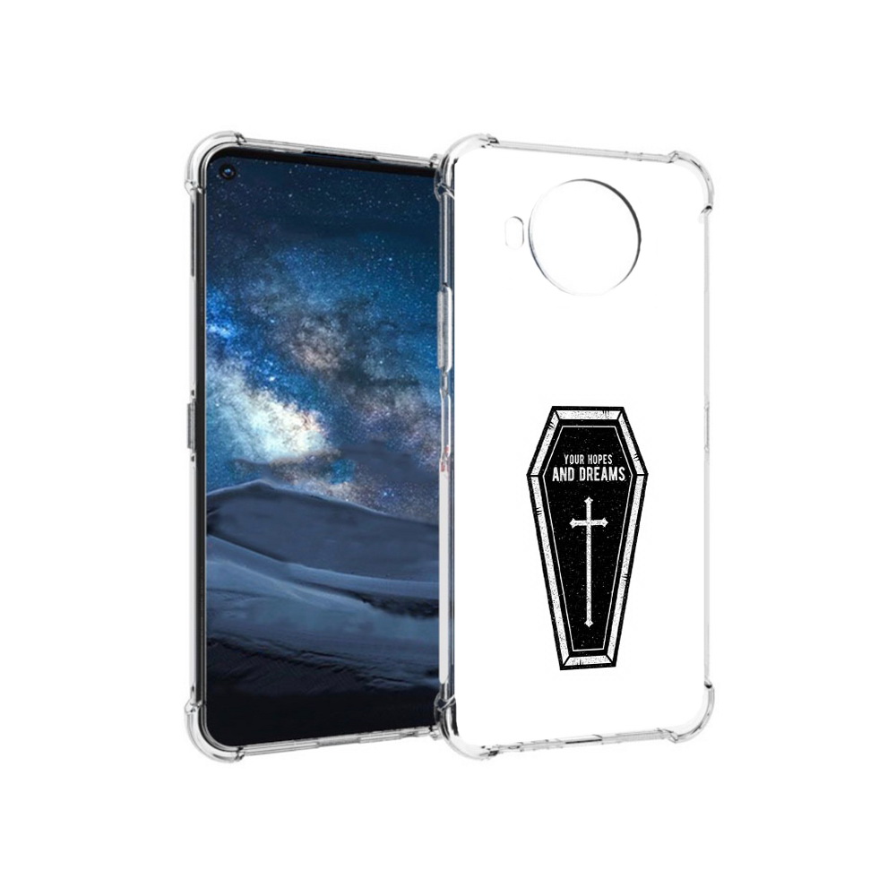 

Чехол MyPads Tocco для Nokia 8.3 гроб с мечтами (PT227053.110.299), Прозрачный, Tocco