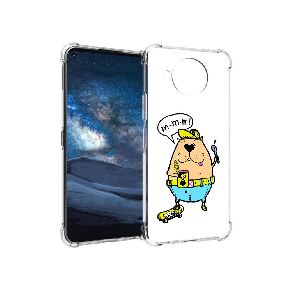 

Чехол MyPads Tocco для Nokia 8.3 Бобр (PT227053.110.30), Прозрачный, Tocco