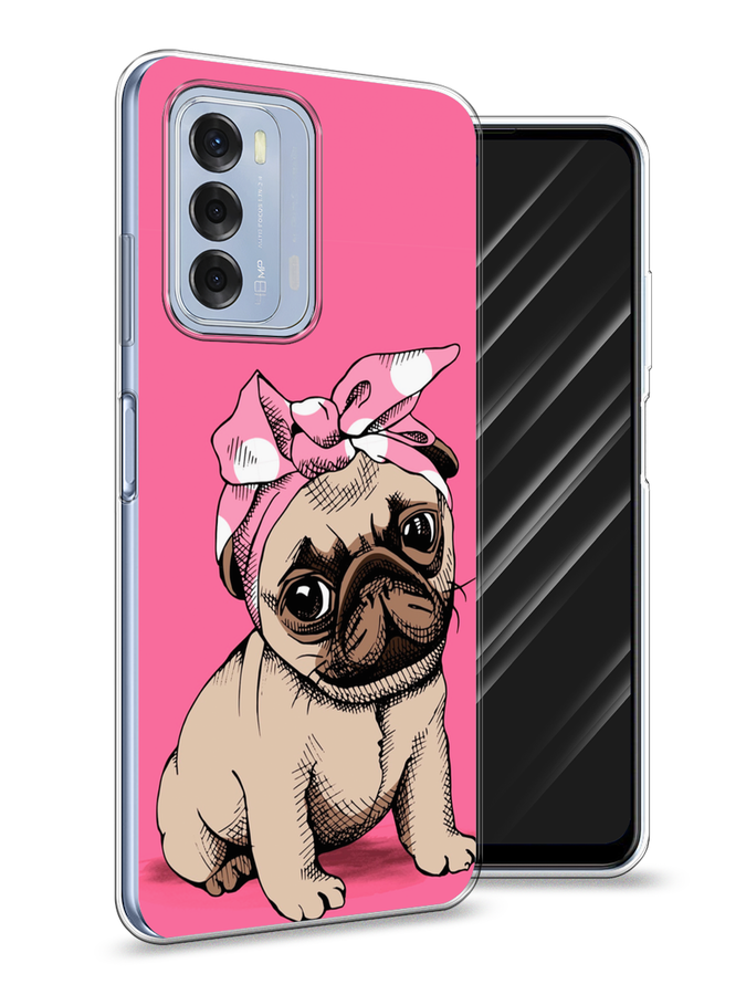 

Чехол Awog на ZTE Blade V40 / ЗТЕ Блэйд V40 "Dog Pin-Up", Разноцветный, 136150-2