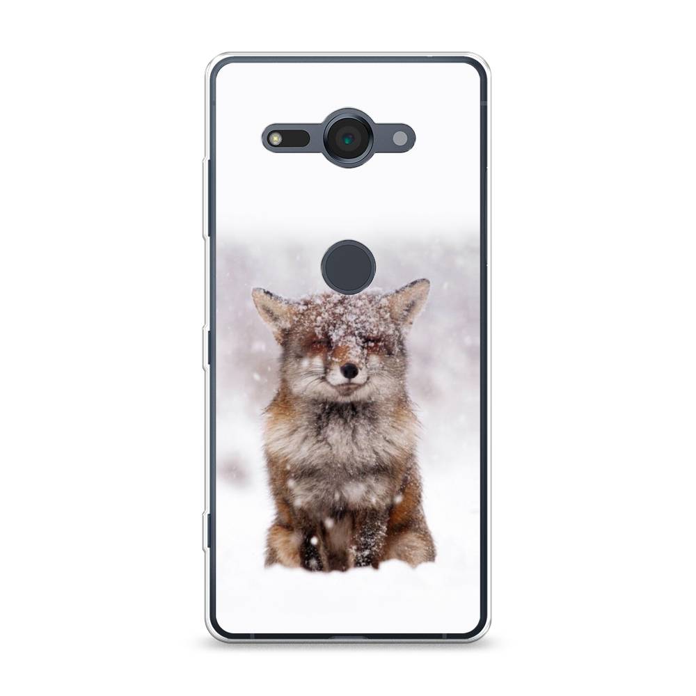 

Чехол для Sony Xperia XZ2 Compact "Зимняя лиса", Белый;серый;коричневый, 52950-1