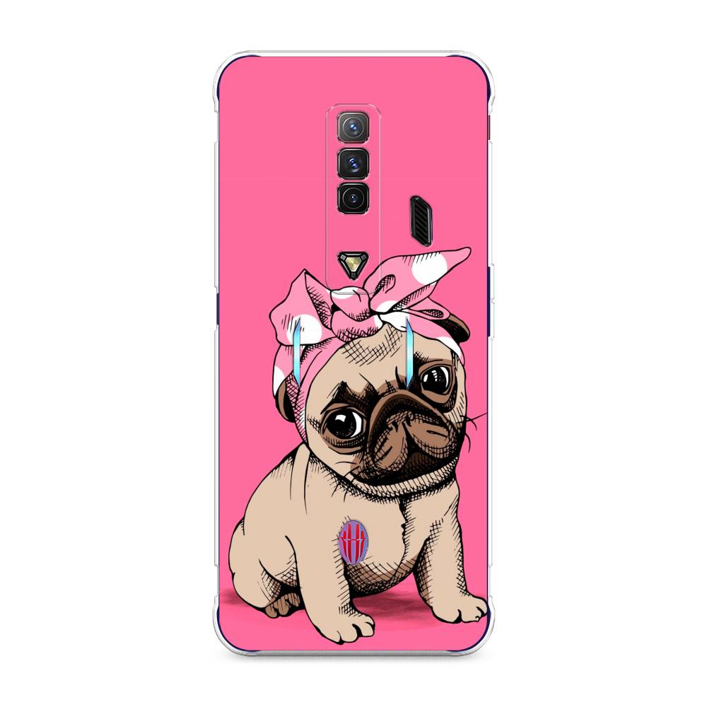 

Чехол Awog на ZTE Nubia Red Magic 7 / ЗТЕ Нубиа Ред Мэджик 7 "Dog Pin-Up", Разноцветный, 135950-2