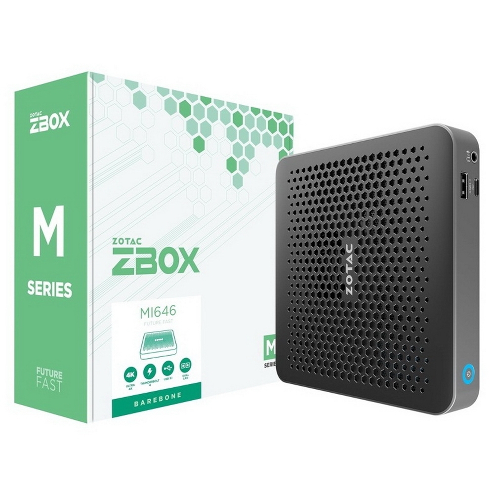 

Мини ПК Zotac черный (ZBOX-MI646-BE)