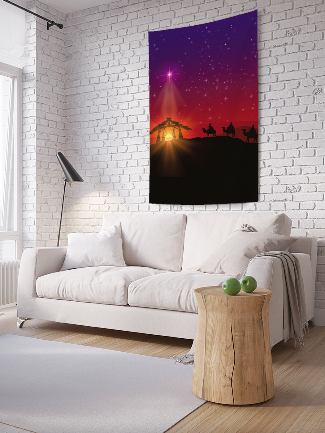 

Вертикальное фотопанно на стену JoyArty Вифлеемская звезда 100x150 см, Вифлеемская звезда