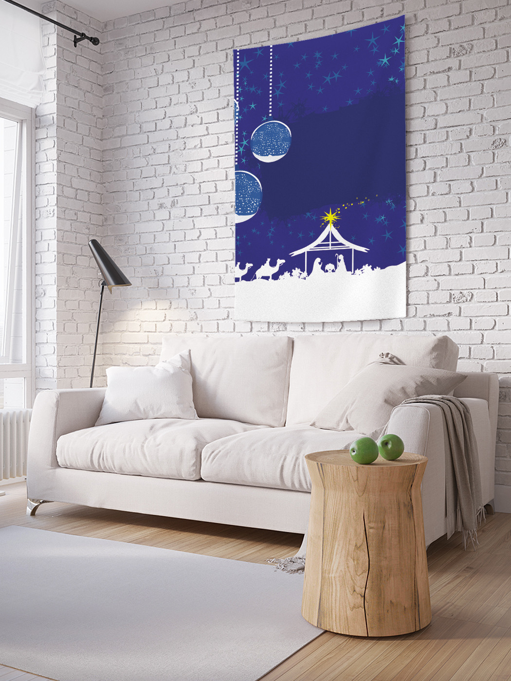

Вертикальное фотопанно на стену JoyArty Рождение Христа 100x150 см, Рождение Христа