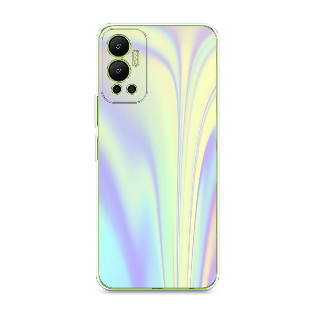 

Силиконовый чехол "Фиолетовая голограмма" на Infinix Hot 12, Фиолетовая голограмма