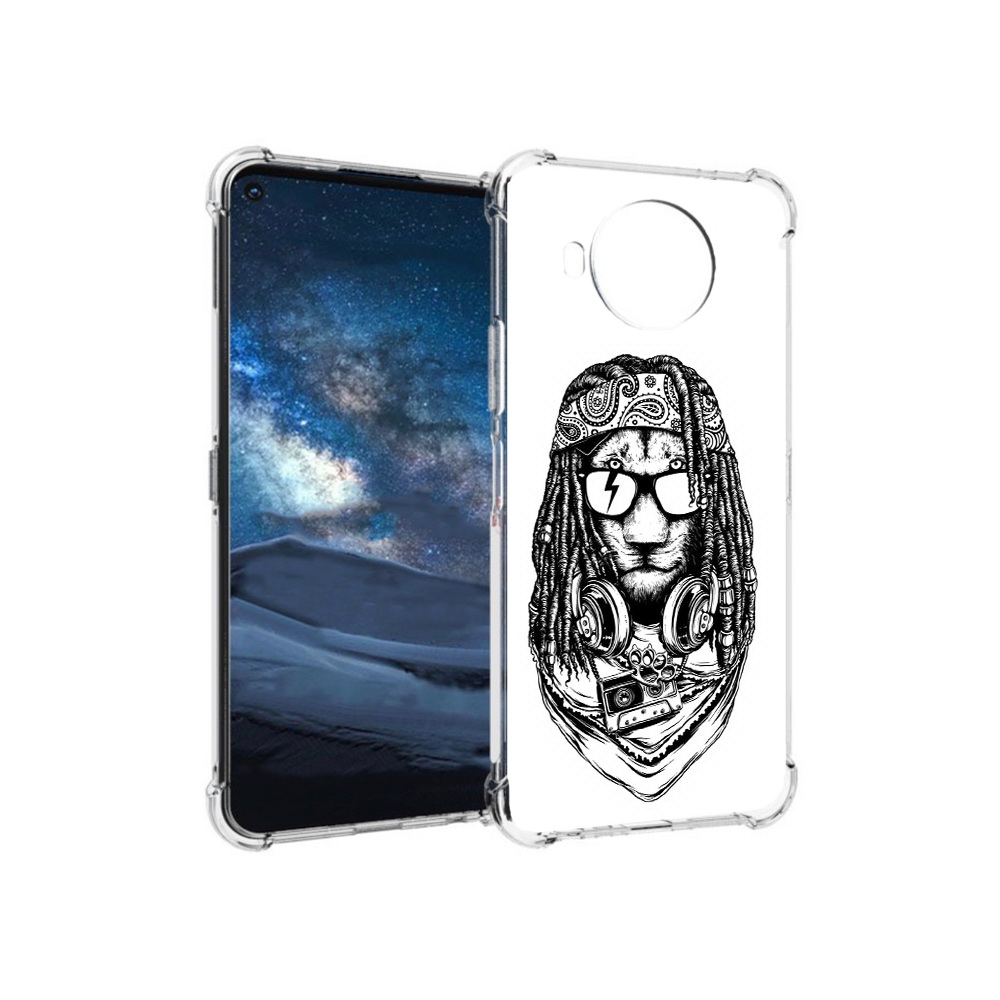 Чехол MyPads Tocco для Nokia 8.3 дреды льва (PT227053.110.338)