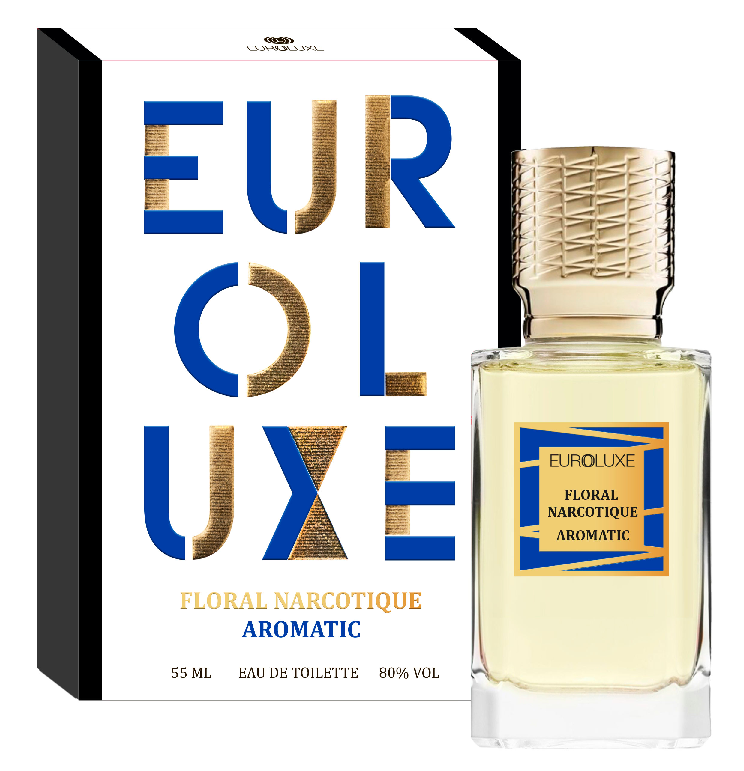 

Туалетная вода женская Euroluxe Floral Narcotique aromatic флакон 55 мл