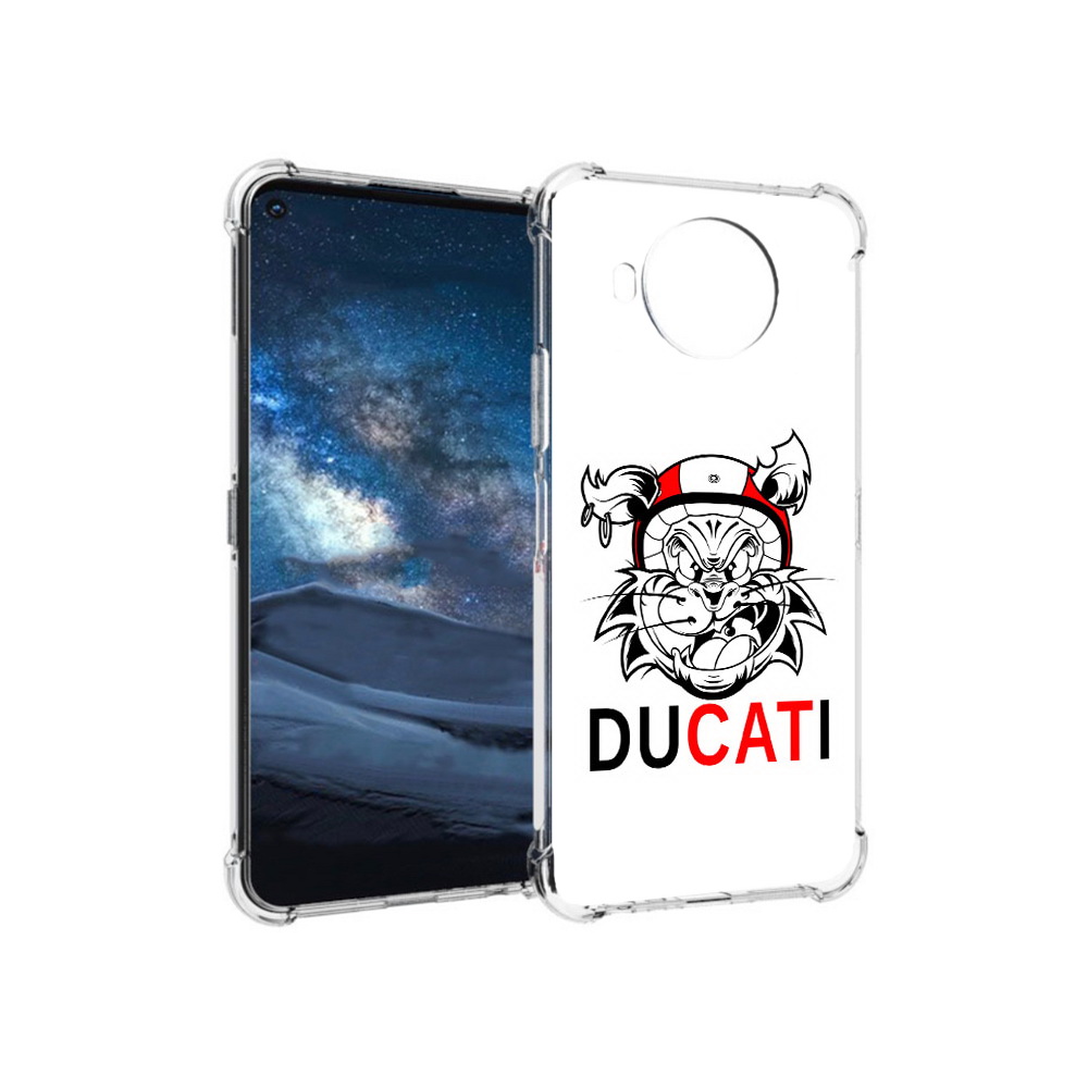 

Чехол MyPads Tocco для Nokia 8.3 дукати (PT227053.110.339), Прозрачный, Tocco