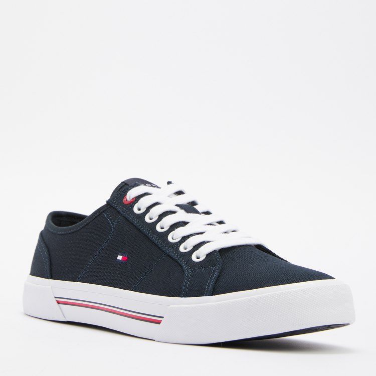 

Кеды мужские Tommy Hilfiger FM0FM04560 синие 45 EU, Синий, FM0FM04560