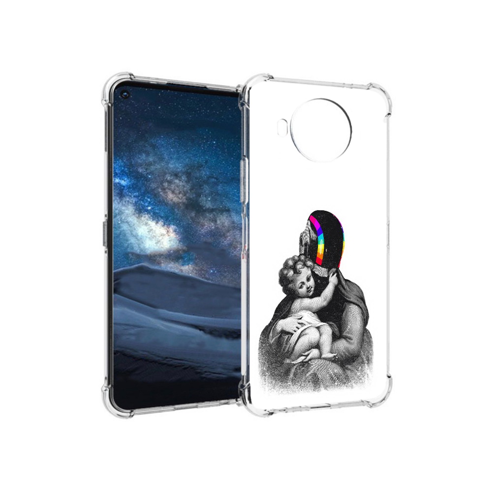 

Чехол MyPads Tocco для Nokia 8.3 защитник в шлеме (PT227053.110.350), Прозрачный, Tocco