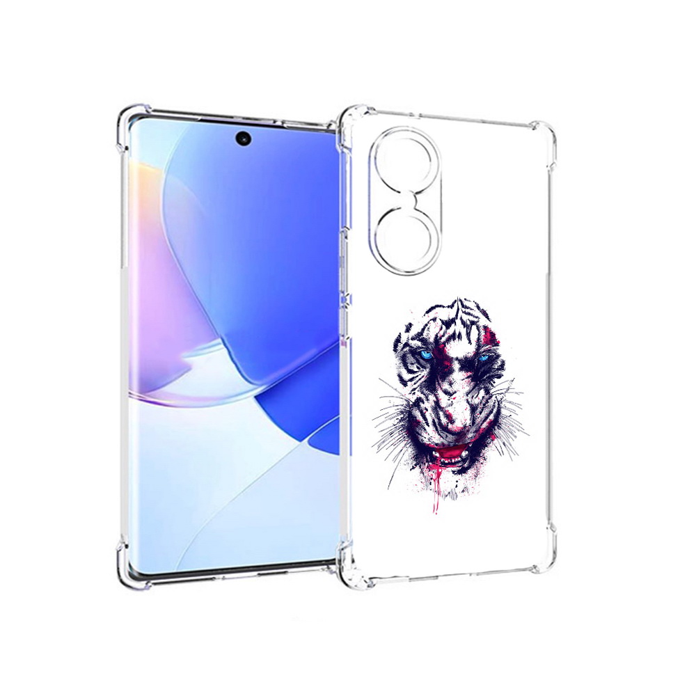 

Чехол MyPads Tocco для Honor 60 безумный тигр, Прозрачный, Tocco