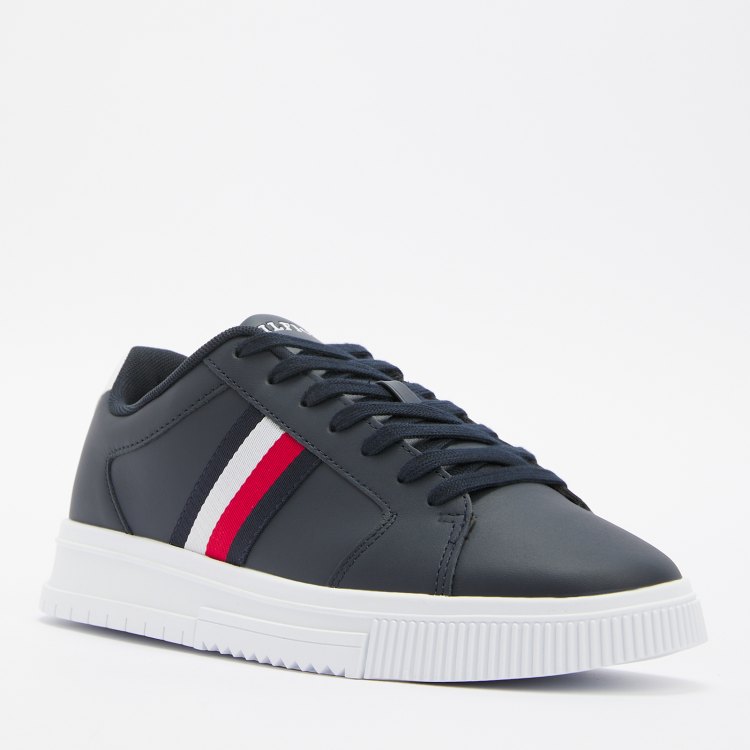 

Кеды мужские Tommy Hilfiger FM0FM04895 синие 44 EU, Синий, FM0FM04895
