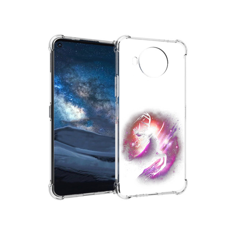 

Чехол MyPads Tocco для Nokia 8.3 звездный олень (PT227053.110.354), Прозрачный, Tocco