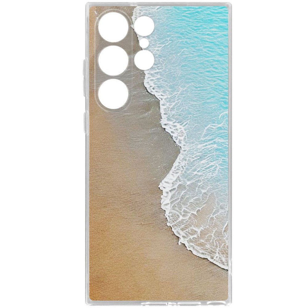 

Чехол-накладка Case Прибой для Samsung Galaxy S23 Ultra, Прозрачный
