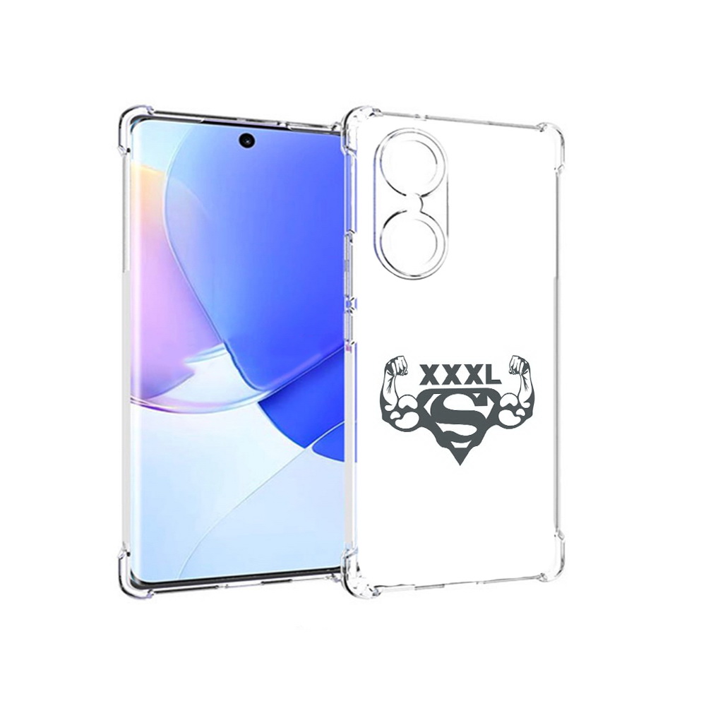 

Чехол MyPads Tocco для Honor 60 бодибилдинг супермен, Прозрачный, Tocco