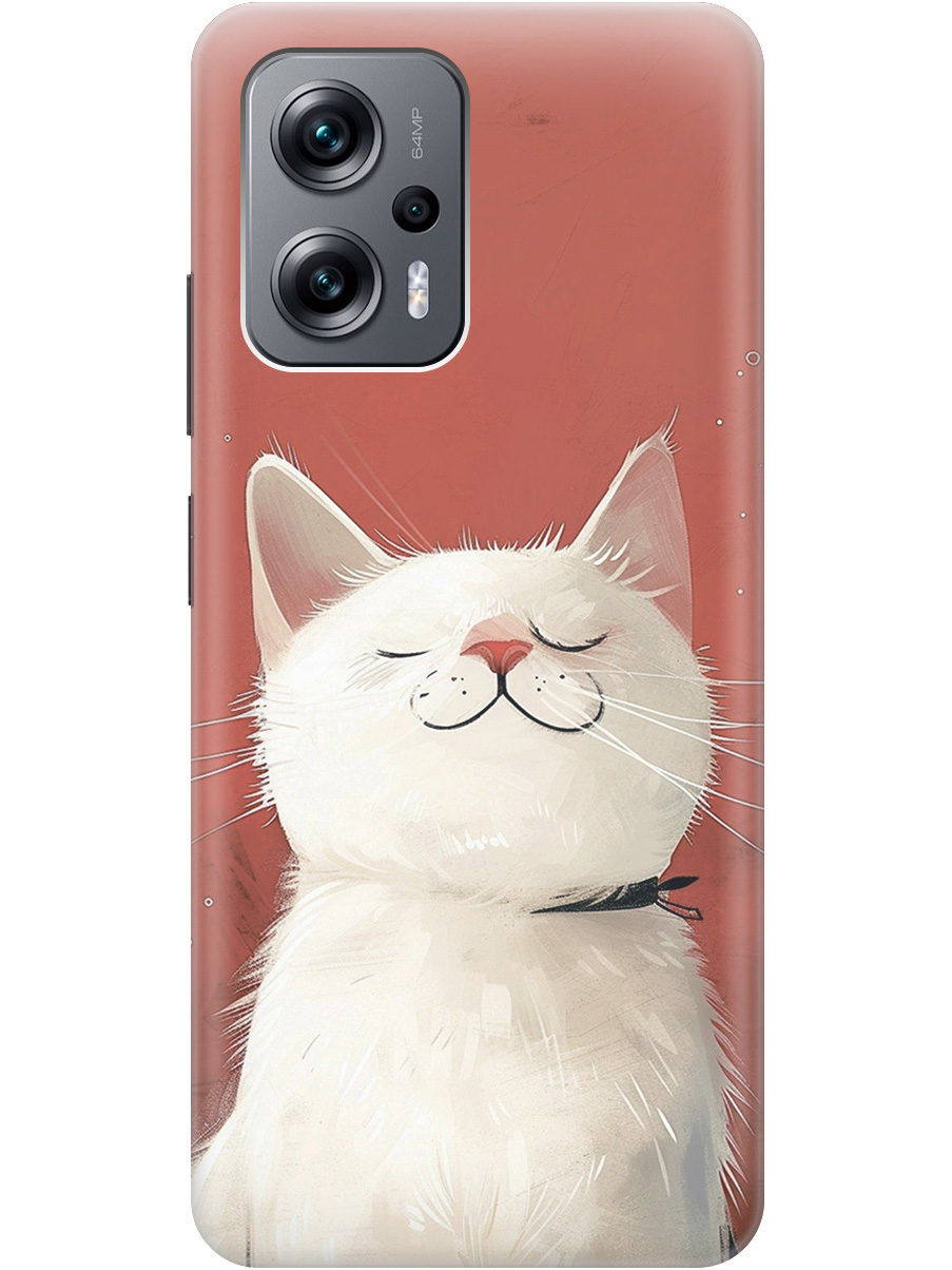 

Силиконовый чехол на Poco X4 GT / Xiaomi Redmi Note 11T Pro / 11T Pro+ с принтом 872922, Прозрачный;белый;красный, 740187712