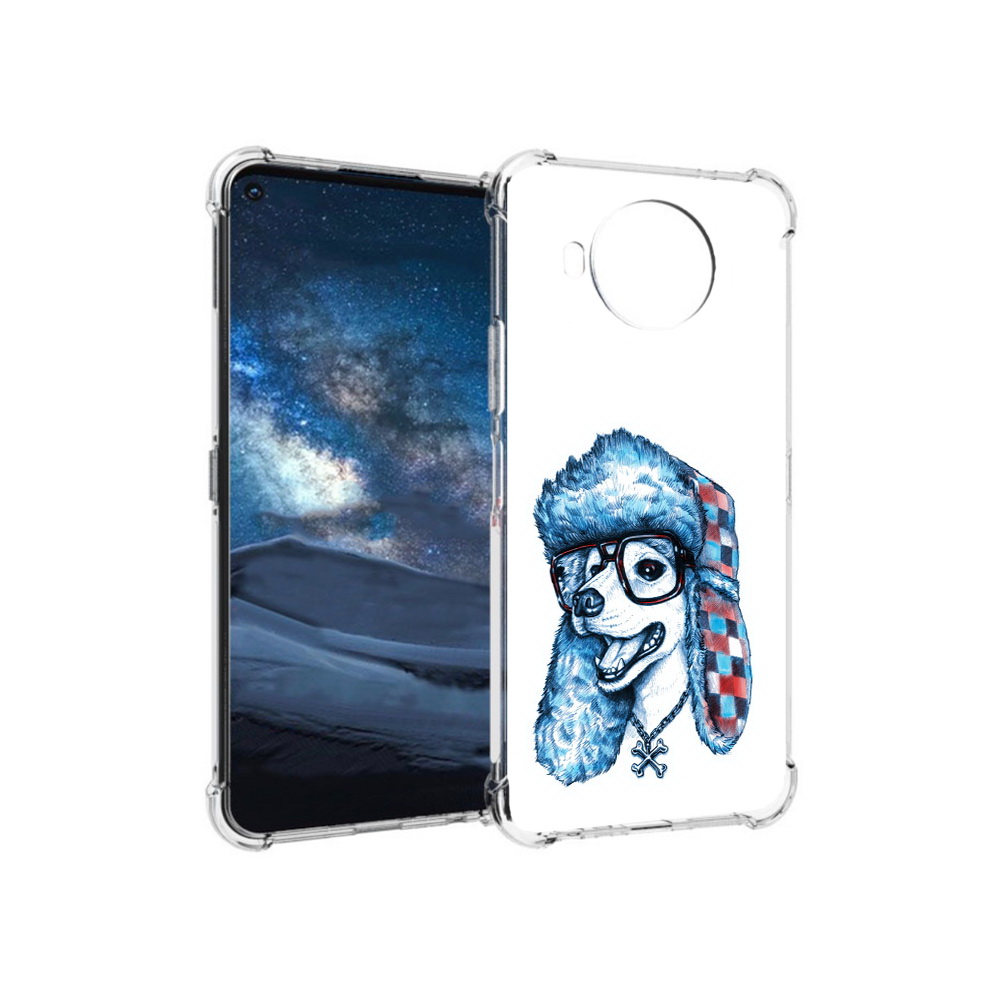 

Чехол MyPads Tocco для Nokia 8.3 зимний пес (PT227053.110.362), Прозрачный, Tocco