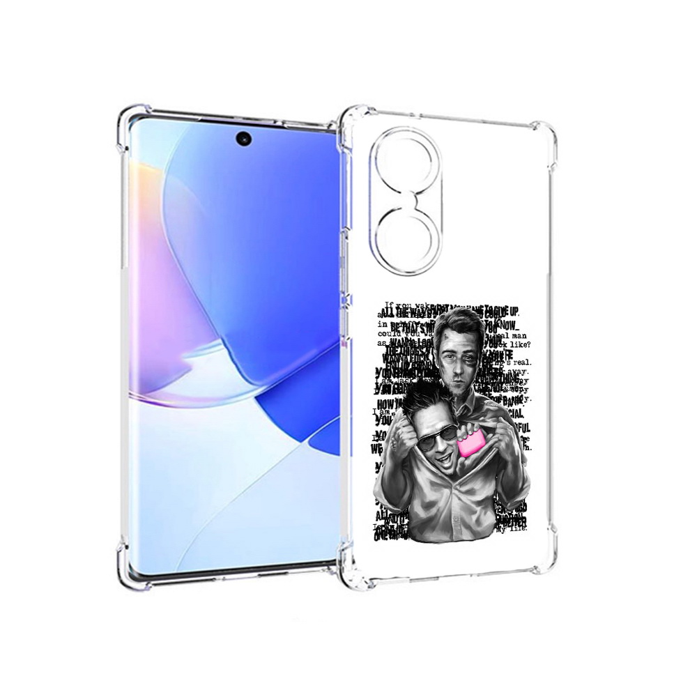 

Чехол MyPads Tocco для Honor 60 бойцовский клуб, Прозрачный, Tocco