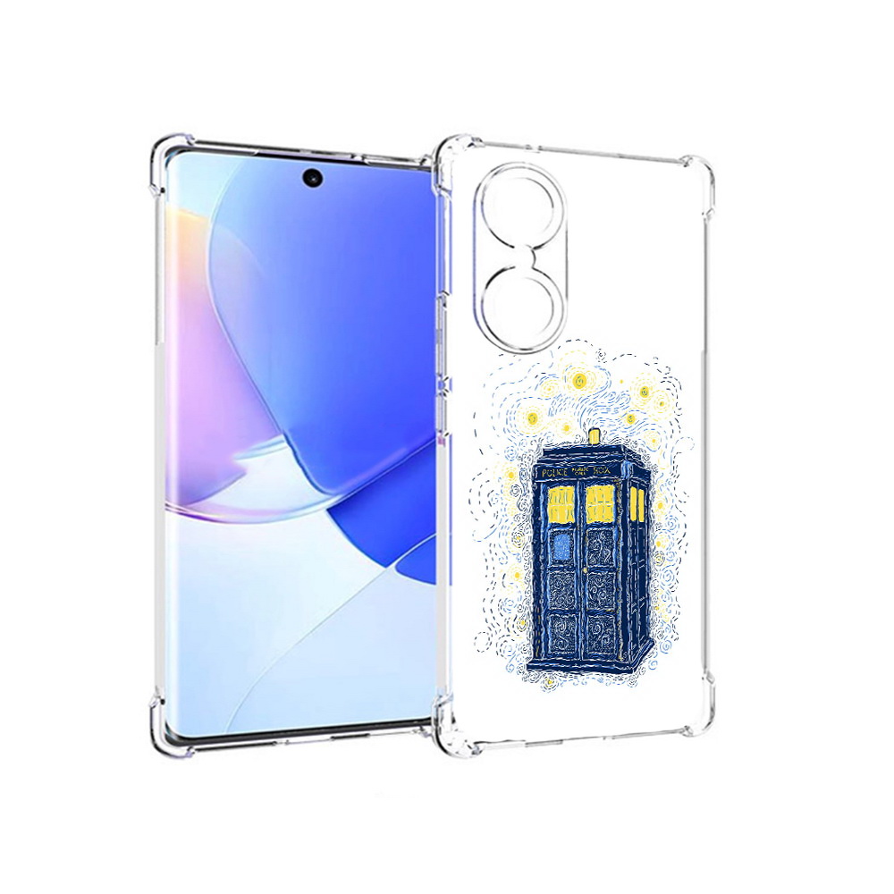

Чехол MyPads Tocco для Honor 60 будка рисунок, Прозрачный, Tocco
