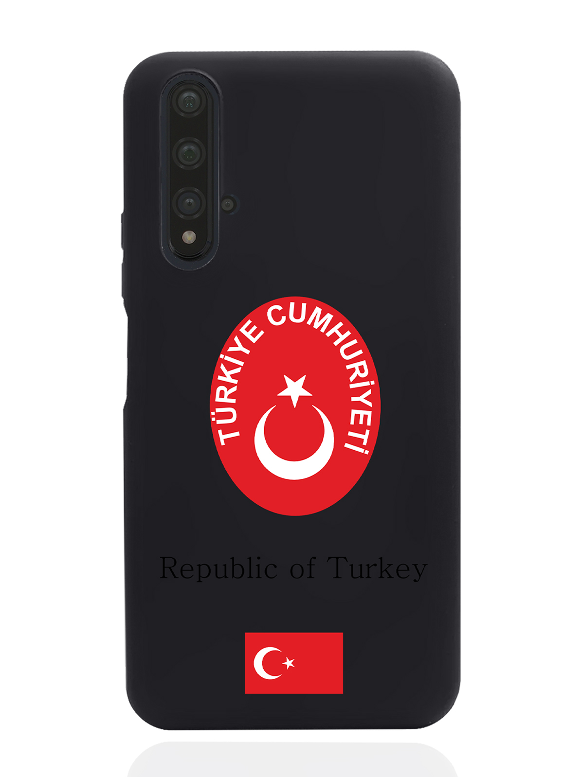 

Чехол SignumCase для Honor 20 Герб Турции черный, Красный;белый;черный