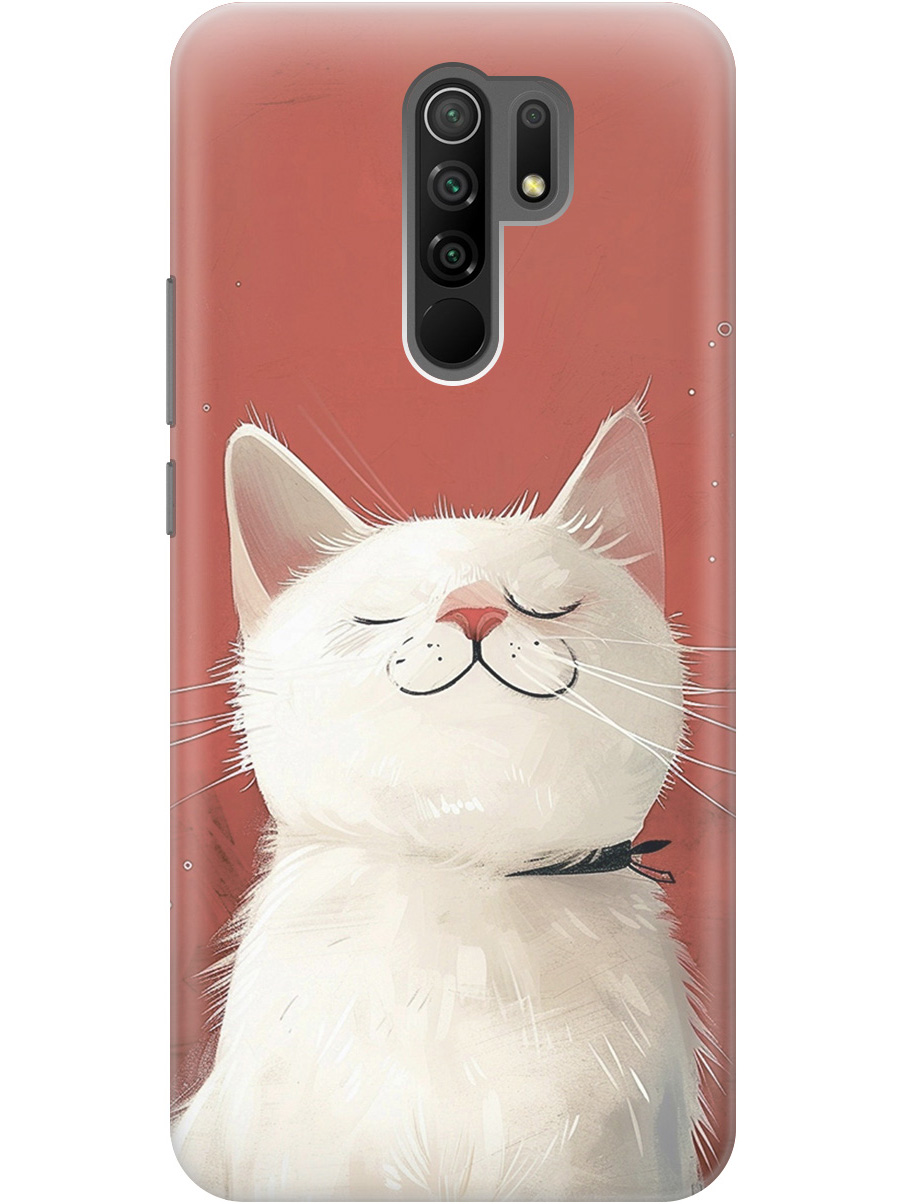 

Силиконовый чехол на Xiaomi Redmi 9 с принтом "Гордый котик", Прозрачный;белый;красный, 723276712