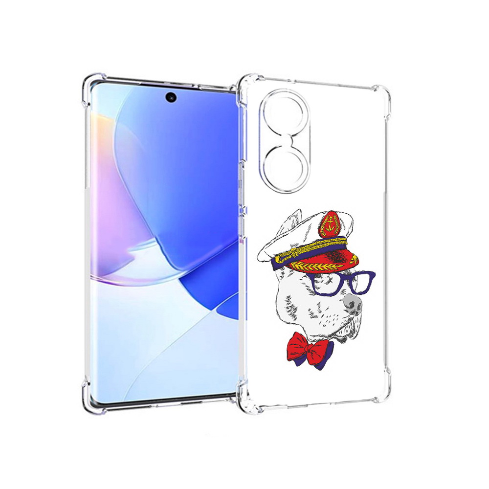 

Чехол MyPads Tocco для Honor 60 бульдог, Прозрачный, Tocco