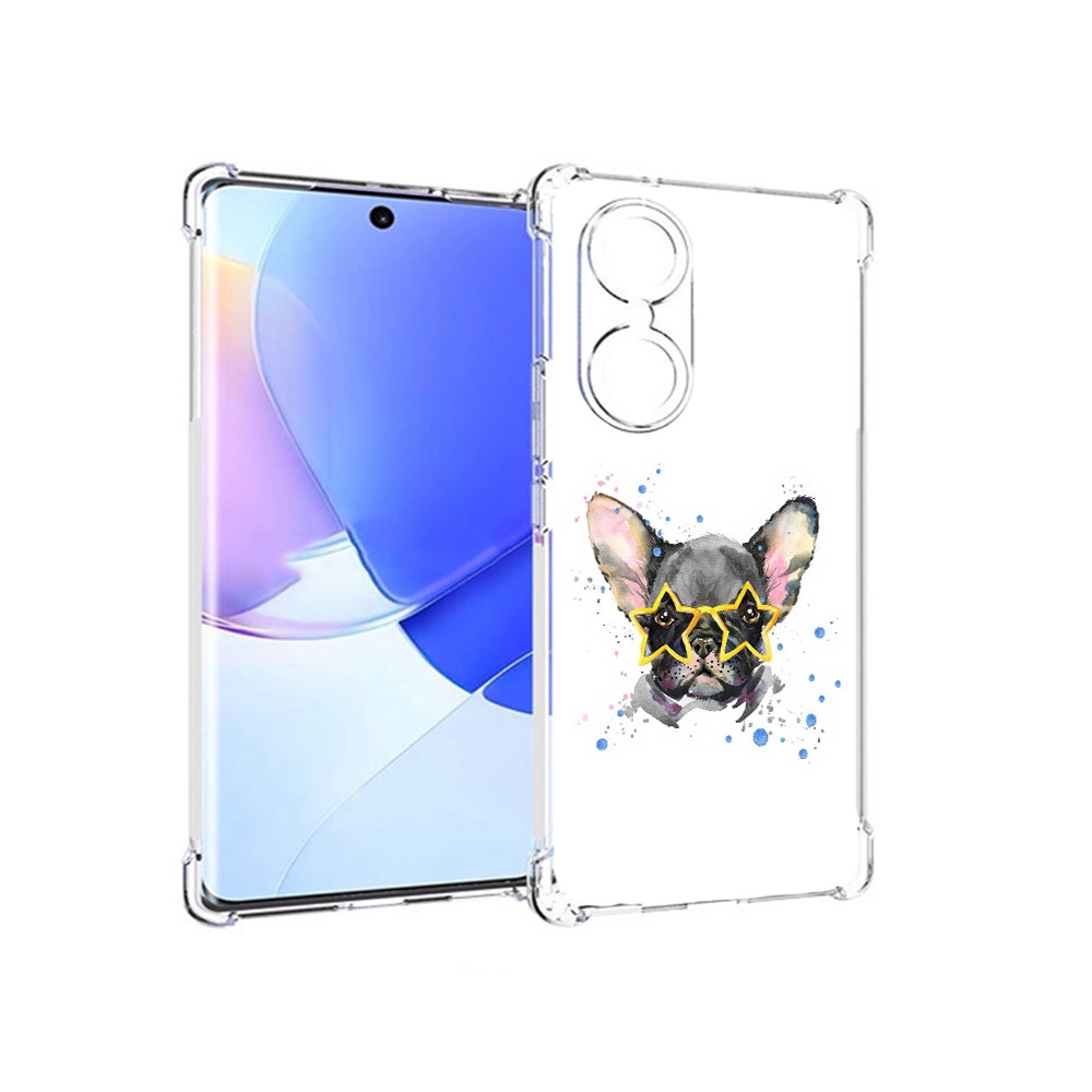 

Чехол MyPads Tocco для Honor 60 буля в очках, Прозрачный, Tocco