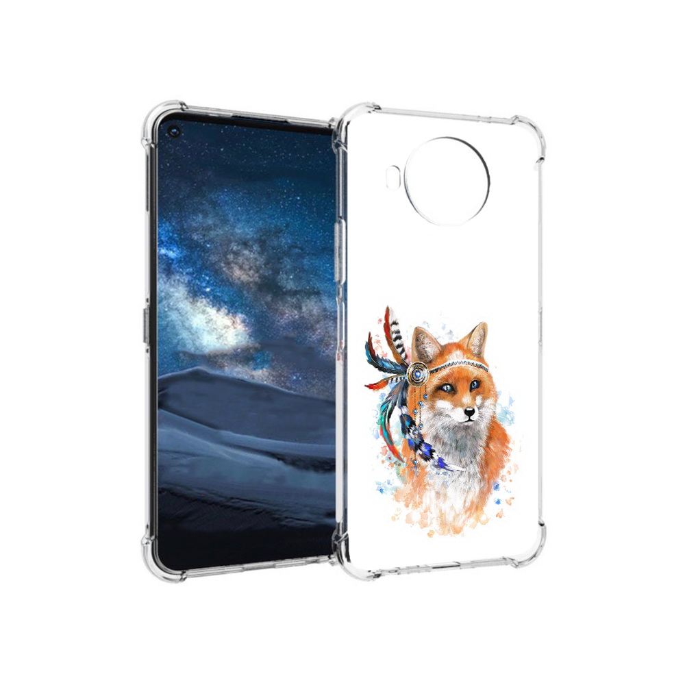 

Чехол MyPads Tocco для Nokia 8.3 инду лиса (PT227053.110.377), Прозрачный, Tocco