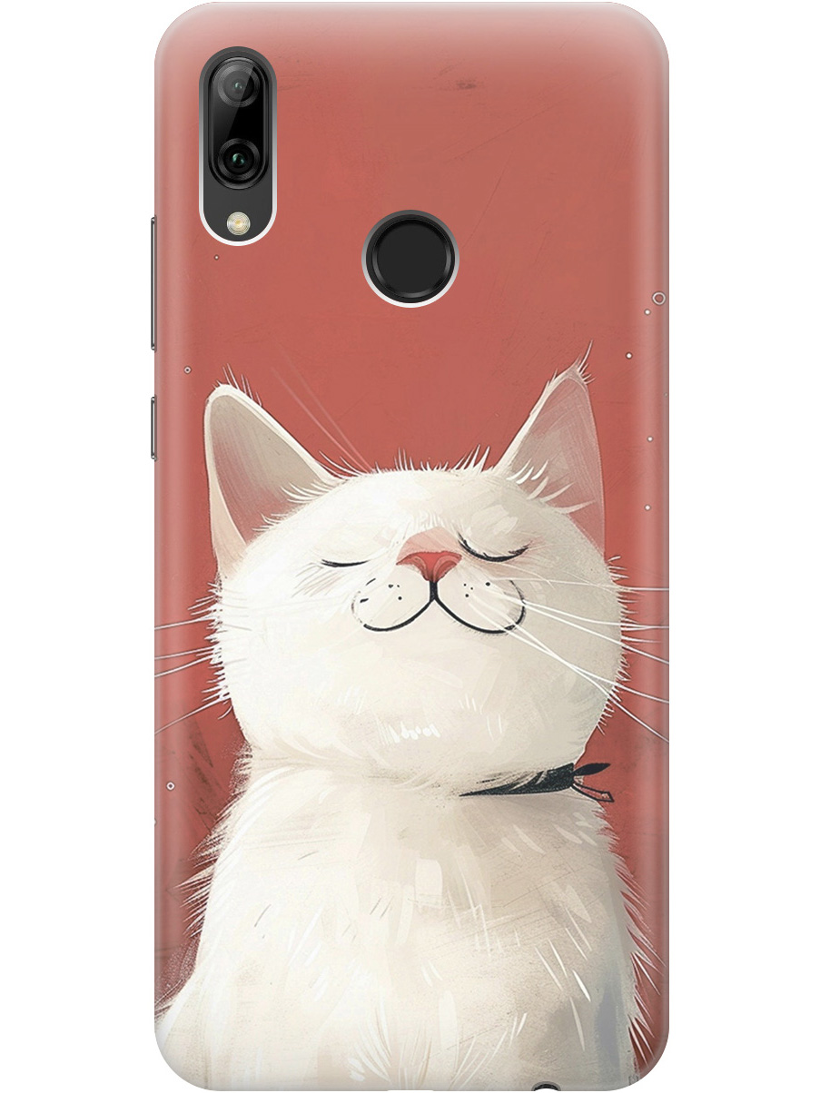 

Силиконовый чехол на Honor 10 Lite / Huawei P Smart (2019) с принтом "Гордый котик", Прозрачный;белый;красный, 720145812