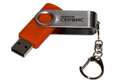 

Флешка NISSAN Nissan Service 8 ГБ оранжевый (999FLASHSERV), Nissan Service