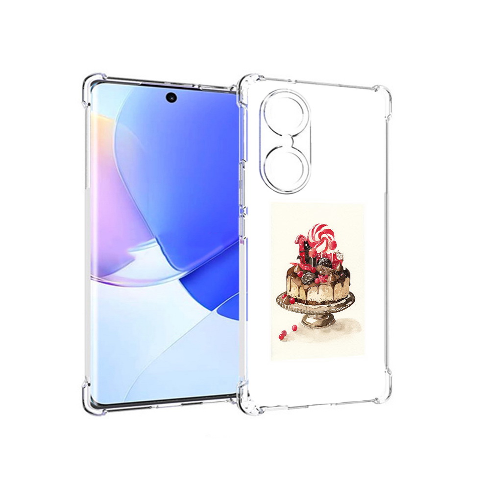 

Чехол MyPads Tocco для Honor 60 вкусный торт, Прозрачный, Tocco