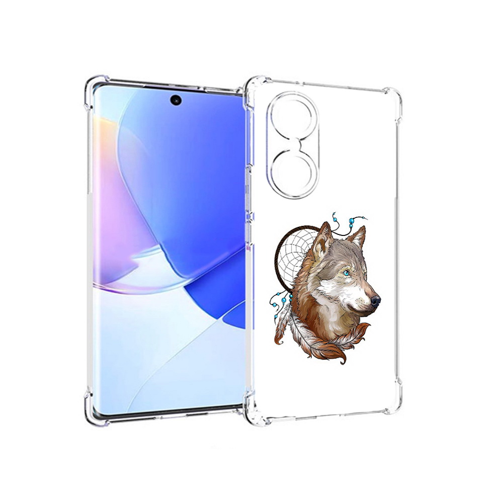 

Чехол MyPads Tocco для Honor 60 волк и ловец снов, Прозрачный, Tocco