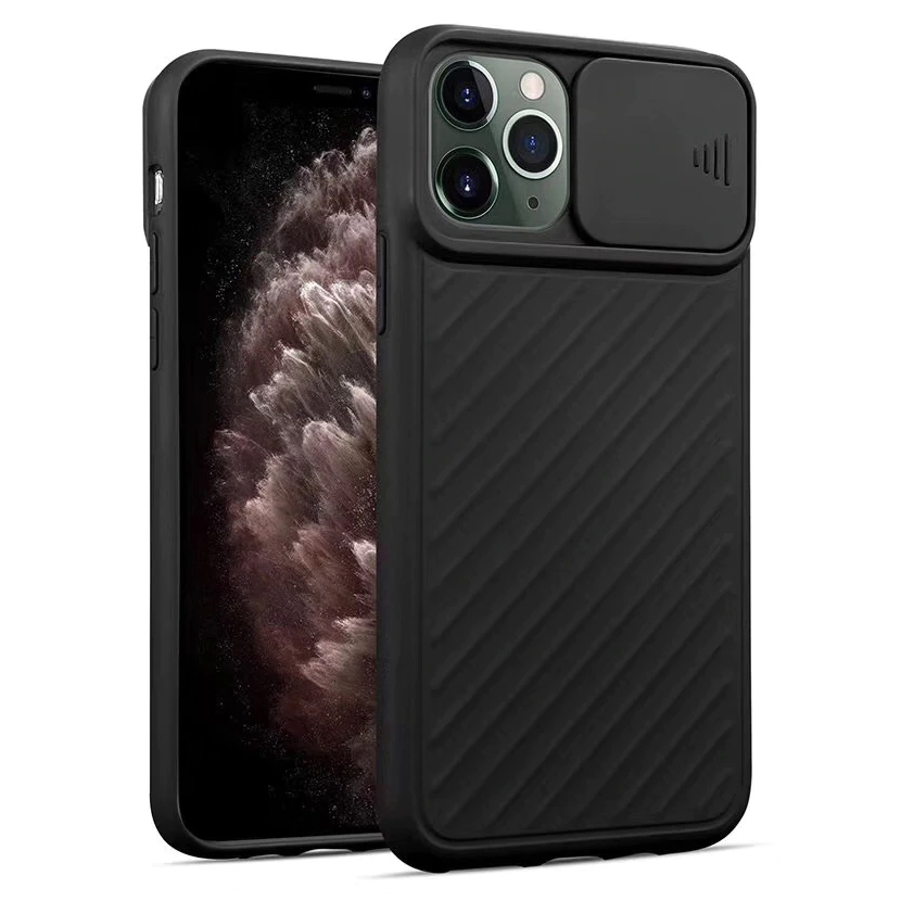 

Чехол силиконовый для iPhone 11 6.1 с защитой для камеры черный, Apple iPhone 11