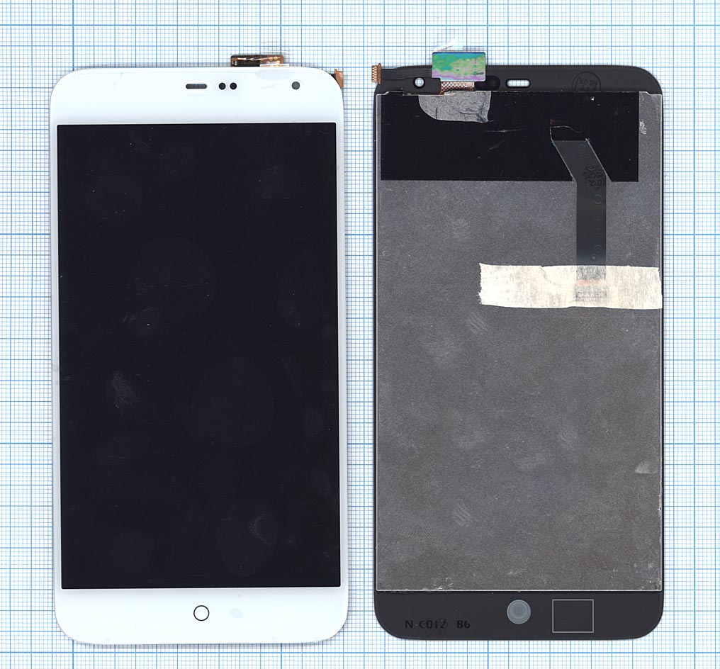 Дисплей для Meizu MX3 белый