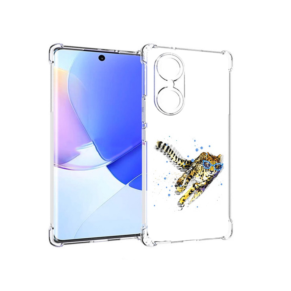 

Чехол MyPads Tocco для Honor 60 гепард в очках, Прозрачный, Tocco