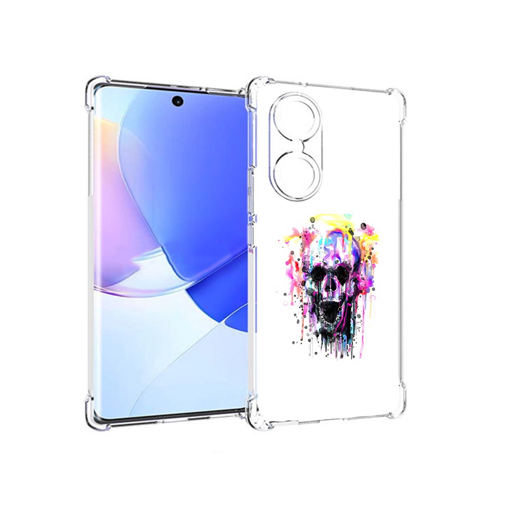 

Чехол MyPads Tocco для Honor 60 граффити череп, Прозрачный, Tocco