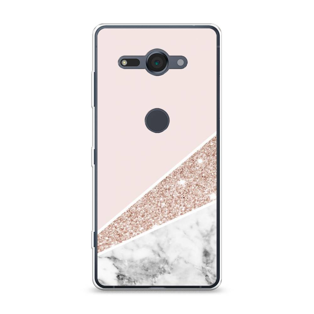 

Чехол для Sony Xperia XZ2 Compact "Блестящий розовый мрамор", 52950-3