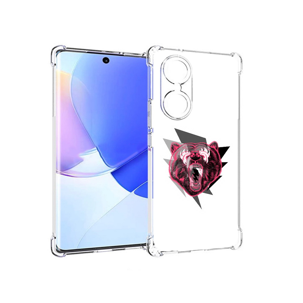 

Чехол MyPads Tocco для Honor 60 грозовой медведь, Прозрачный, Tocco