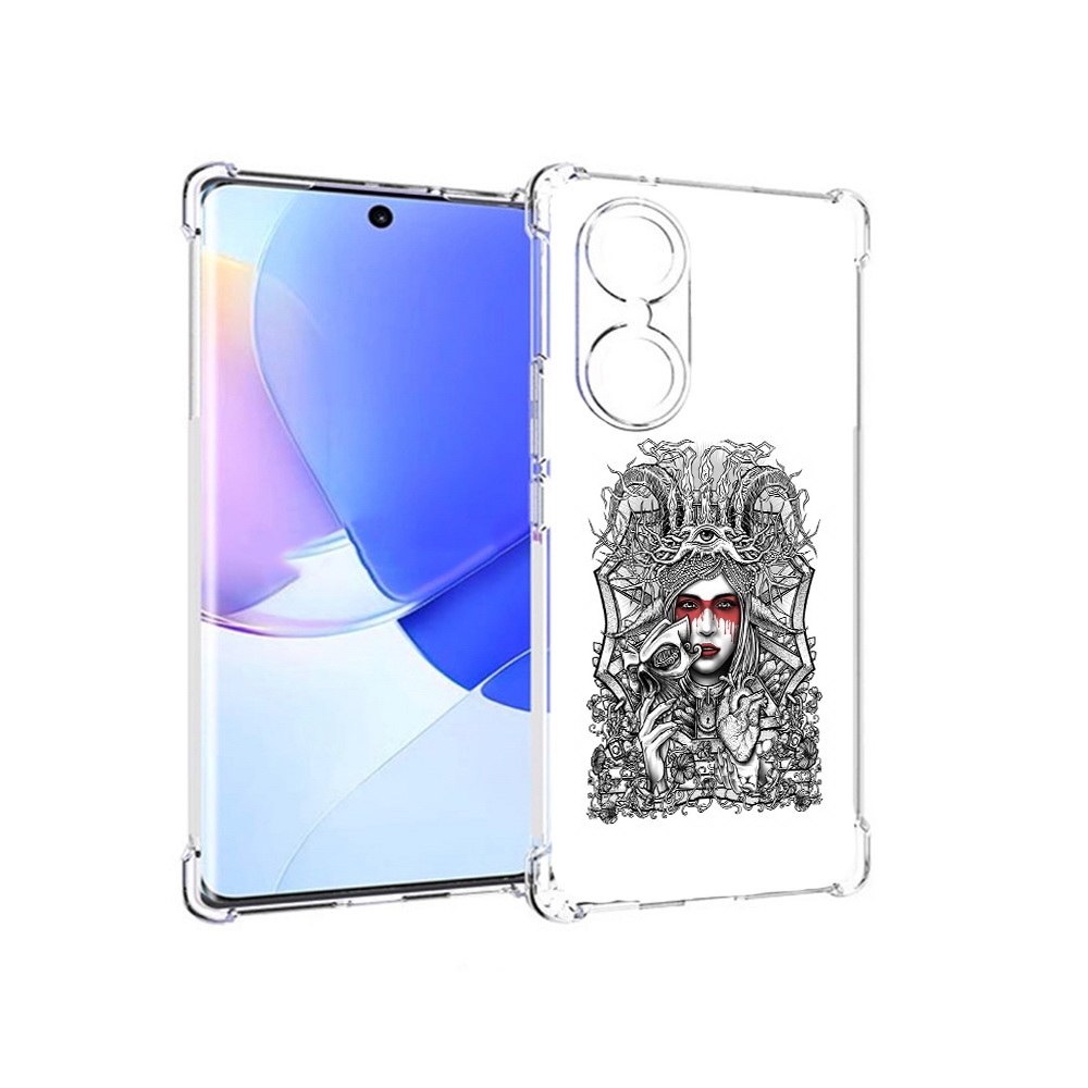 

Чехол MyPads Tocco для Honor 60 грусная девушка, Прозрачный, Tocco