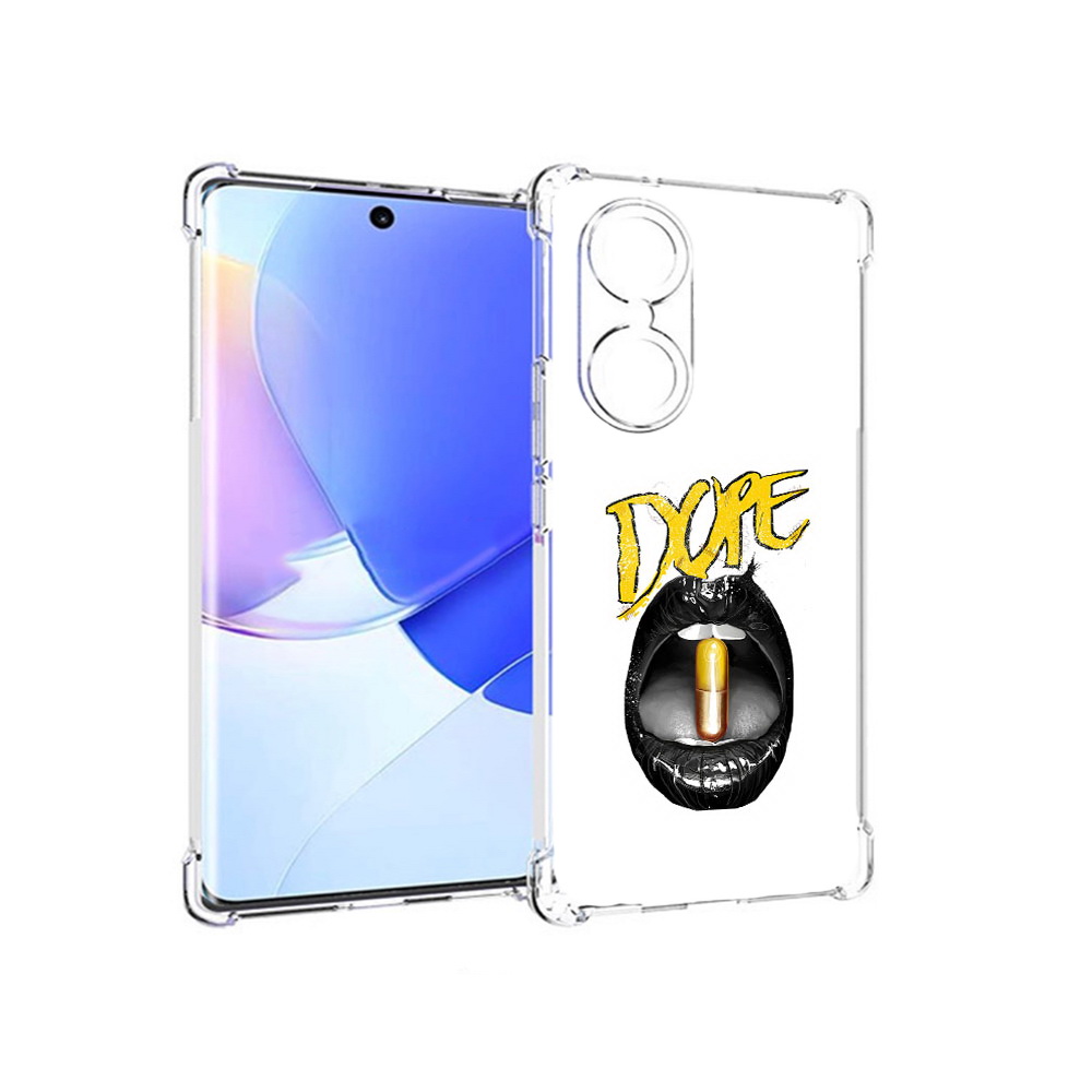 

Чехол MyPads Tocco для Honor 60 губы, Прозрачный, Tocco