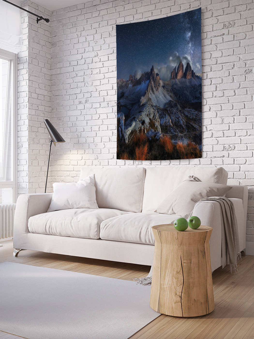 

Вертикальное фотопанно на стену JoyArty Ночные горы 150x200 см, Ночные горы