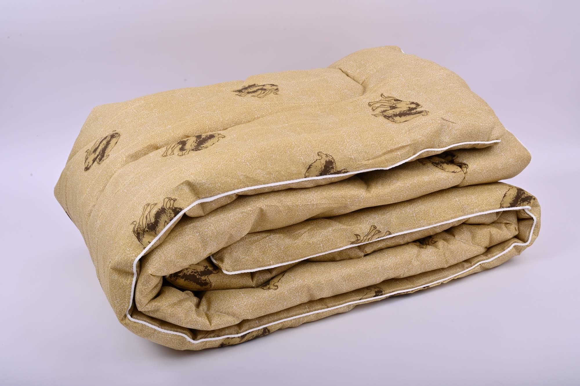 Одеяло МатрасОптТорг верблюжья шерсть Стандарт 1,5 спальное 140х205 см