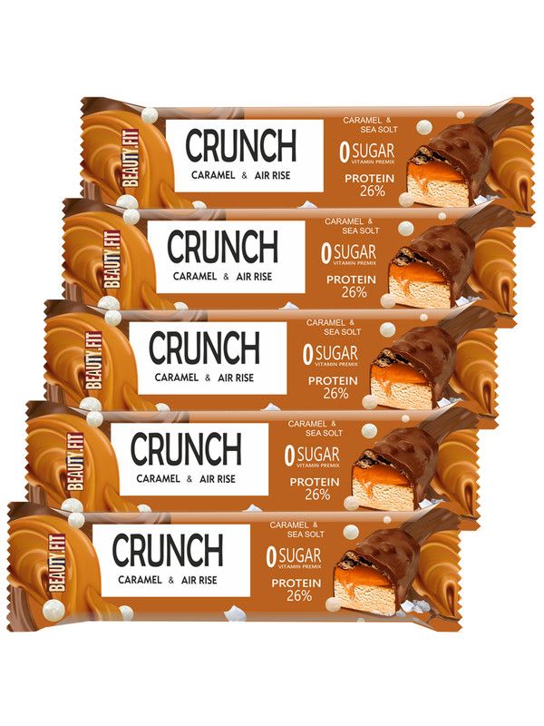 

Протеиновый батончик BEAUTY.FIT CRUNCH без сахара 5x40г Соленая карамель