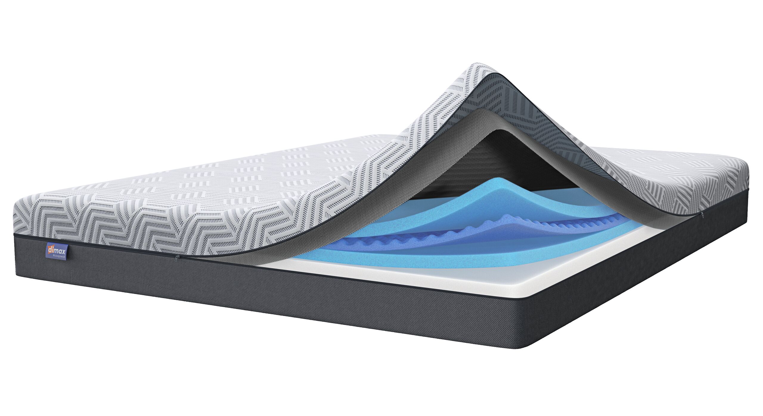 

Матрас Dimax Safe Solo 140х190, Бежевый;белый;серый;серебристый, Safe Solo