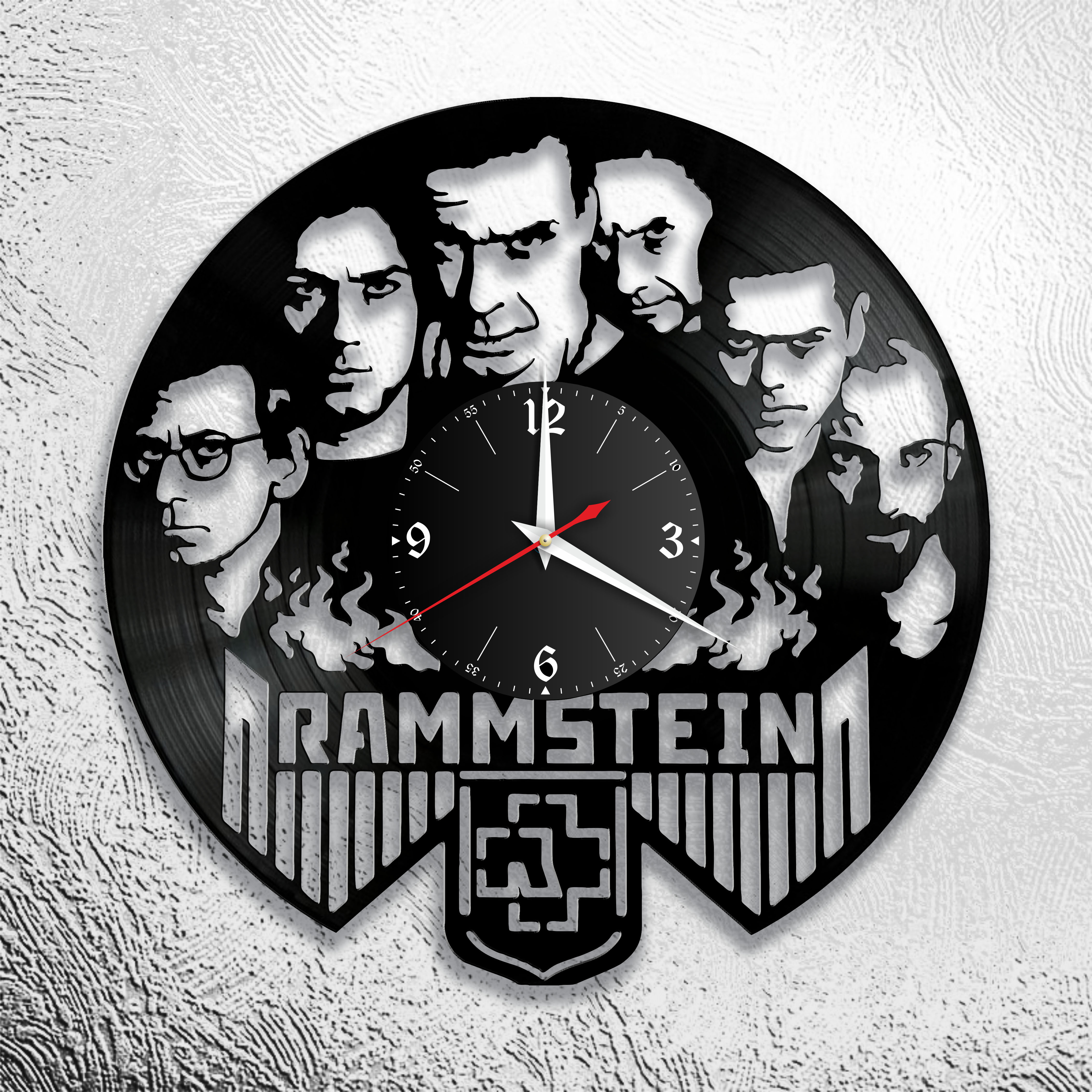 

Настенные часы из виниловой пластинки Rammstein ver.1, Rammstein 5