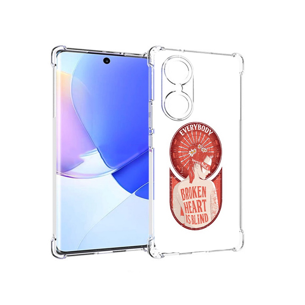 

Чехол MyPads Tocco для Honor 60 девушка разбитое сердце, Прозрачный, Tocco