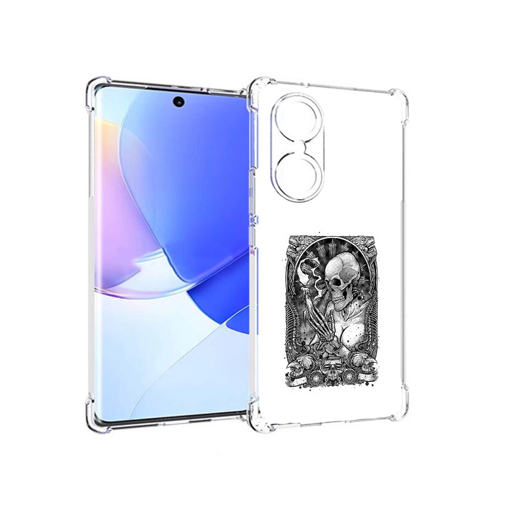 

Чехол MyPads Tocco для Honor 60 девушка скелет, Прозрачный, Tocco