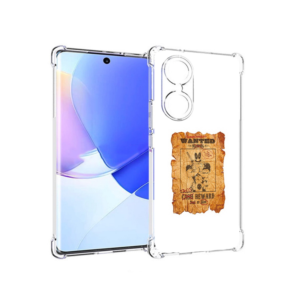

Чехол MyPads Tocco для Honor 60 дедпул, Прозрачный, Tocco