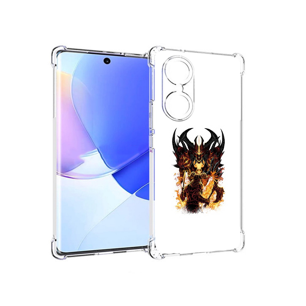 

Чехол MyPads Tocco для Honor 60 демон shadow fiend, Прозрачный, Tocco