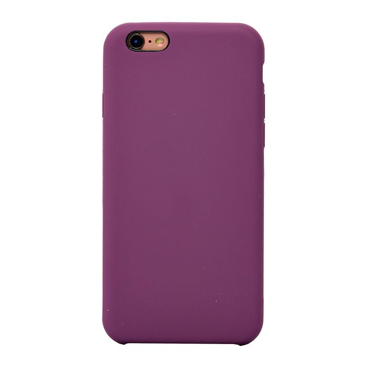 фото Силиконовый чехол silicone case для iphone 6/6s, спелый баклажан grand price